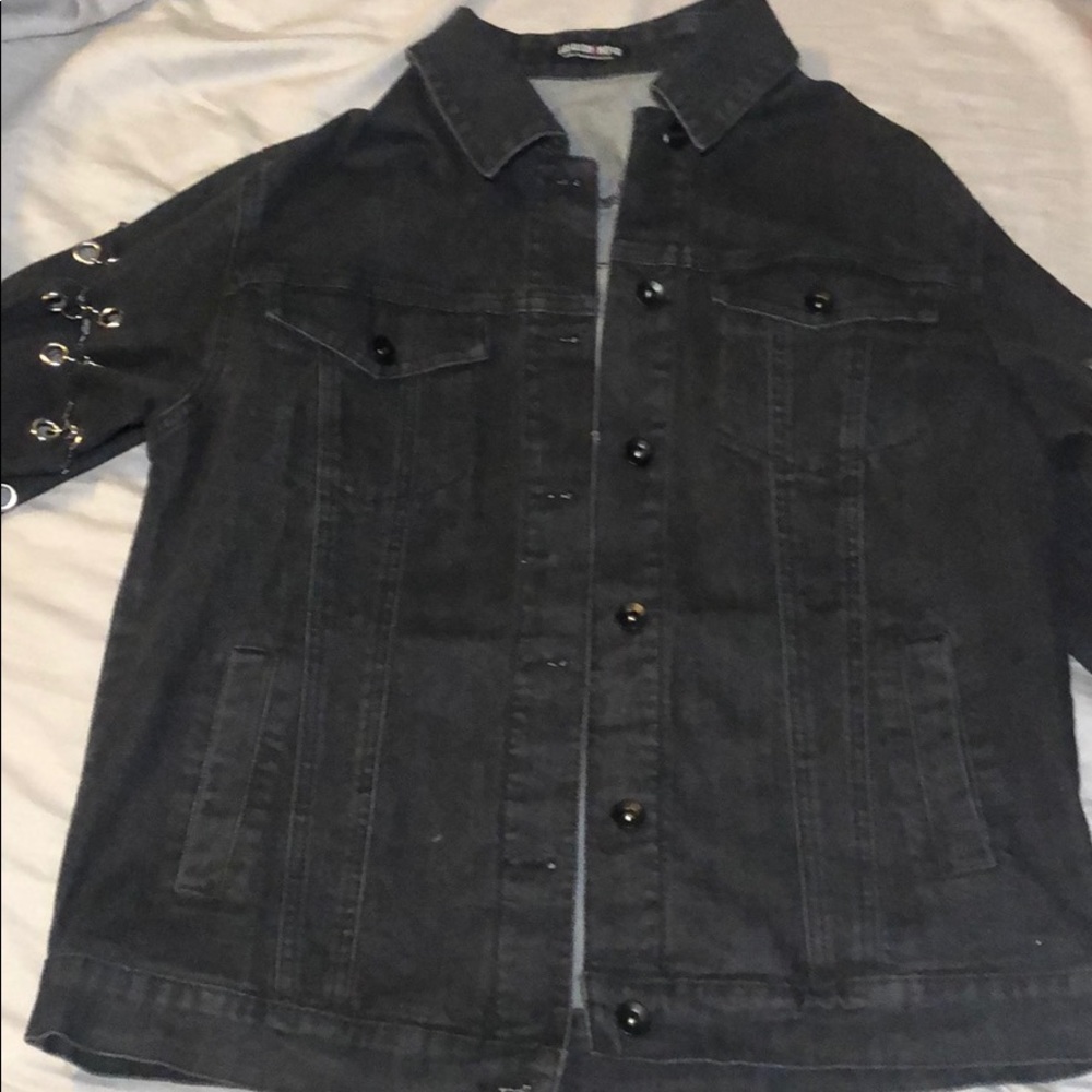 Black jean jacket